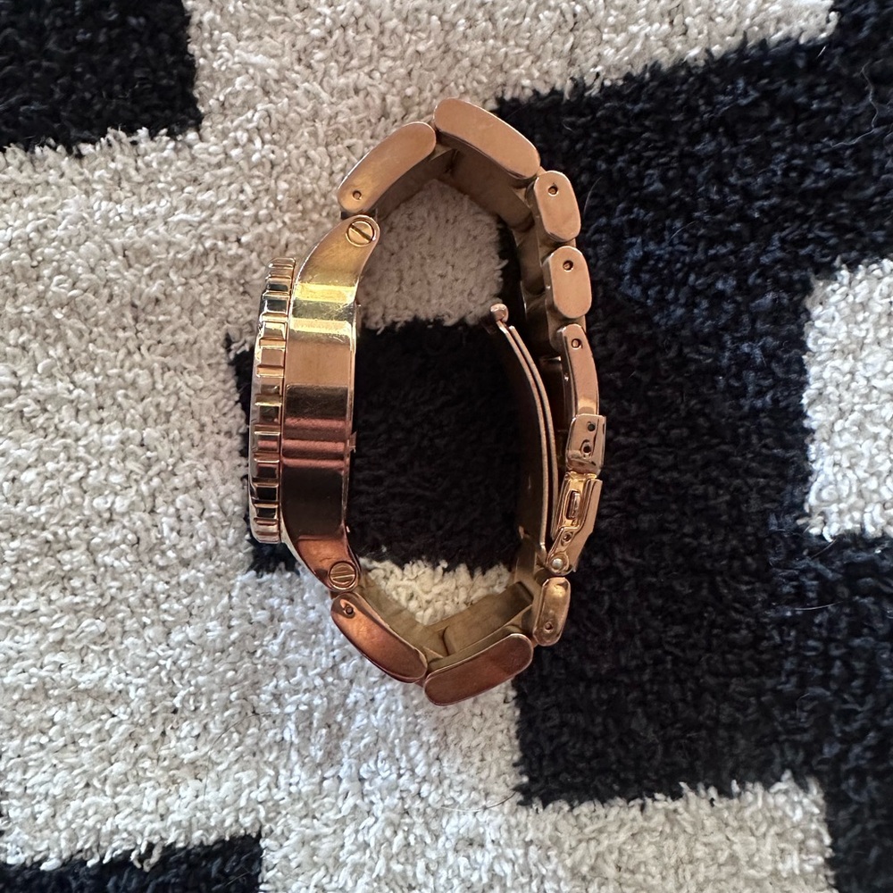 Nixon Rose Gold Chronograph Watch - Picture 3 of 7